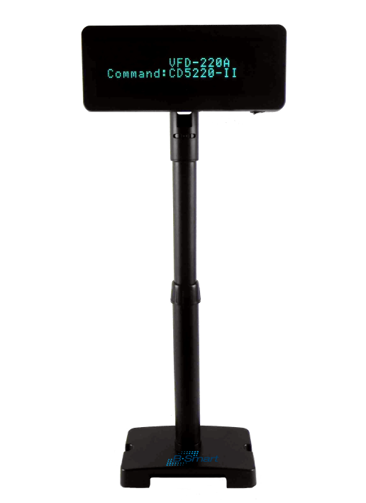 B.Smart Customer Display VFD220A USB Black