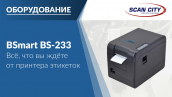 Видеообзор принтера этикеток BSmart BS233